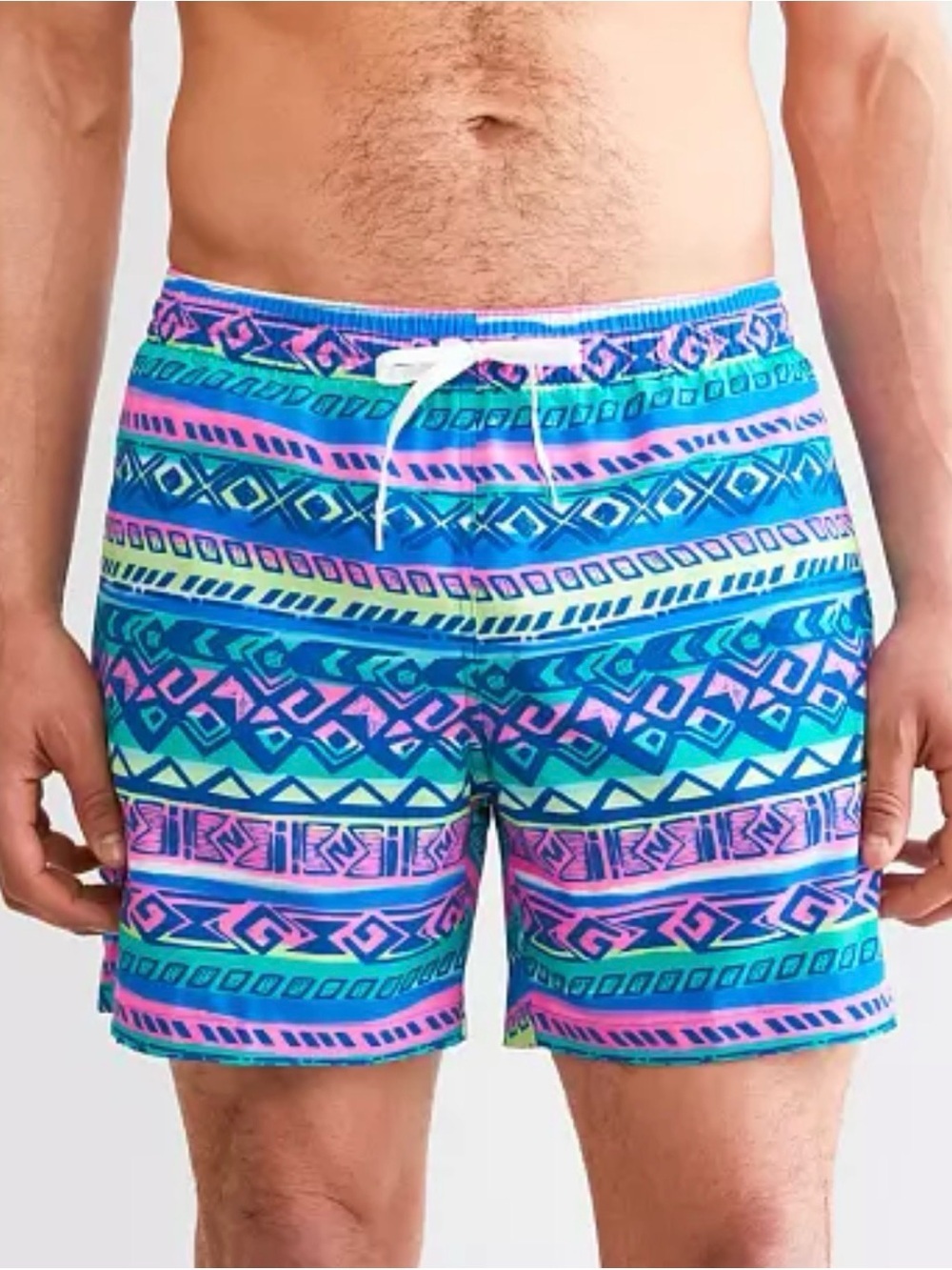 Chubbies The Retronators 5.5” Classic Swim Trunks XXL Neon Print Mesh NWT